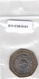 S11-C50-0151-M01 Jordan 1/2 dinar 1997 MS65 km63