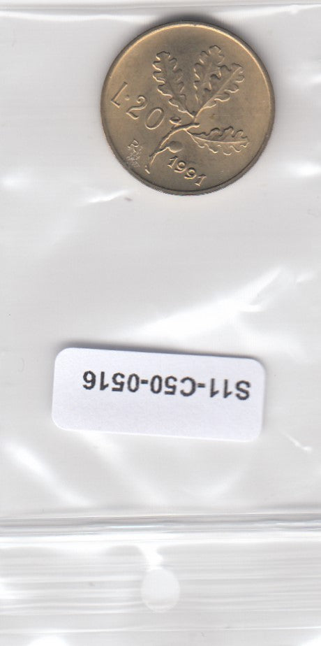 S11-C50-0516-M05 Italy 5 lire  1981 MS65 KM92
