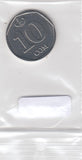S11-C50-0525 Kyrgyzstan 10 som  2009 MS65 KM43 edge reeeded