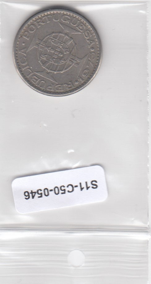 S11-C50-0546-M04 Mozambique 5 escudos 1973 VF KM86
