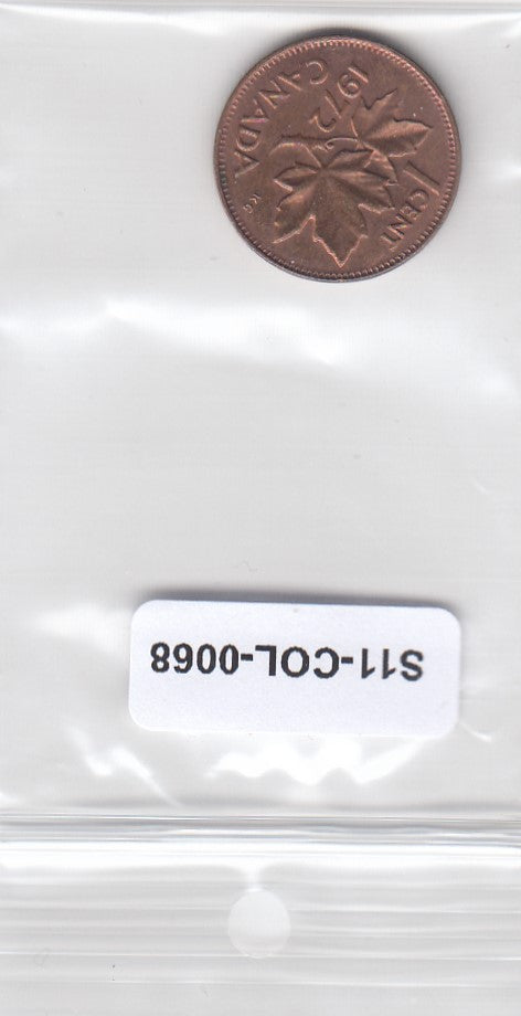 S11-COL-0068 Canada 1 cent 1972 VF KM# 59