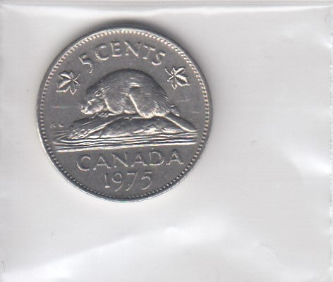 S11-COL-0150 Canada 5 cents 1975 VF KM# 60.2