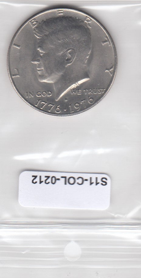 S11-COL-0212 USA half dollar 1976 UNC KM205  Independence