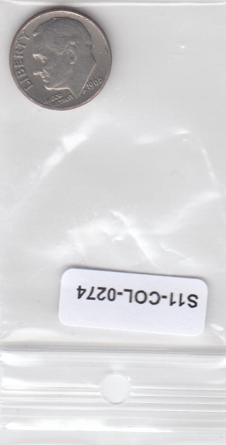 S11-COL-0274 USA dime 1966 VF KM195A