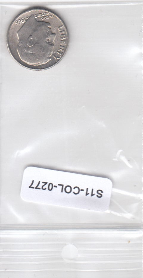 S11-COL-0277 USA dime 1966 VF KM195A