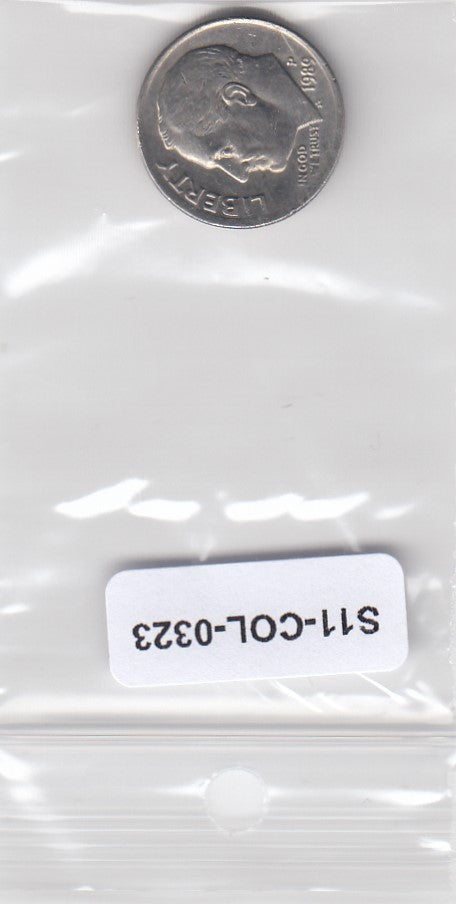 S11-COL-0323 USA dime 1989 VF KM195A P