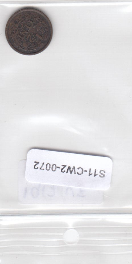 S11-CW2-0072 Nederland 1/2 cent 1917 VF KM138