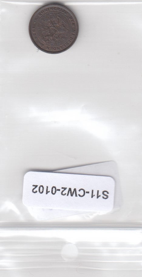 S11-CW2-0102 Nederland 1/2 cent 1934 XF KM138