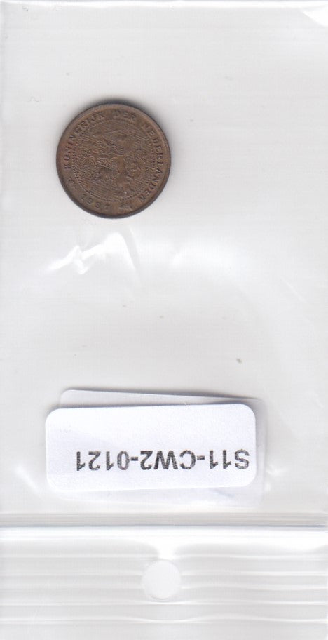 S11-CW2-0121 Nederland 1/2 cent 1937 XF KM138