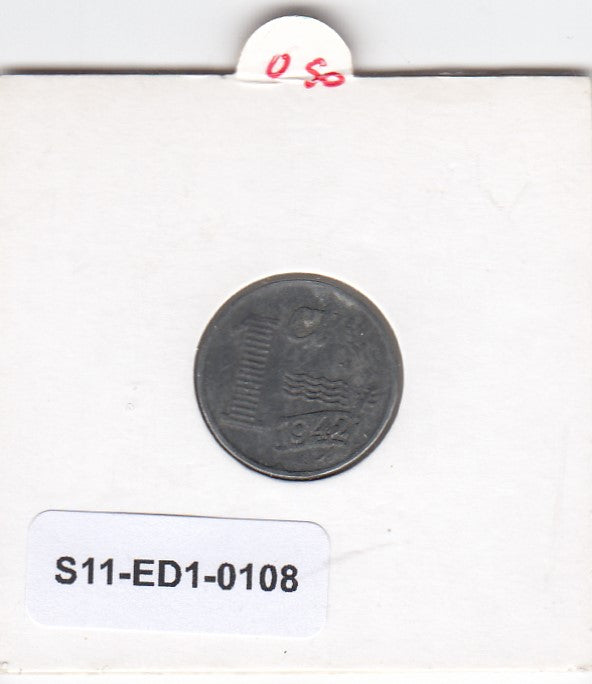 S11-ED1-0108 Nederland 1 cent 1942 vf km170