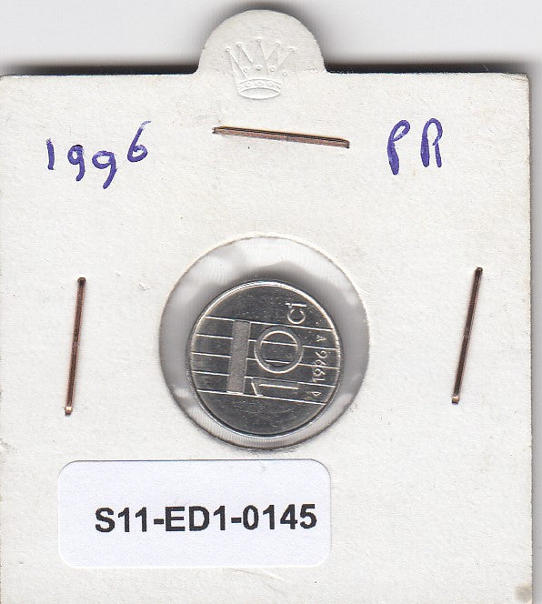 S11-ED1-0145 Nederland 10 cent 1996 vf