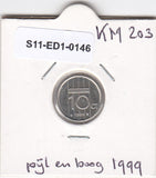S11-ED1-0146 Nederland 10 cent 1999 XF