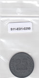 S11-ED1-0250 Nederland 25 cents 1942 XF km174