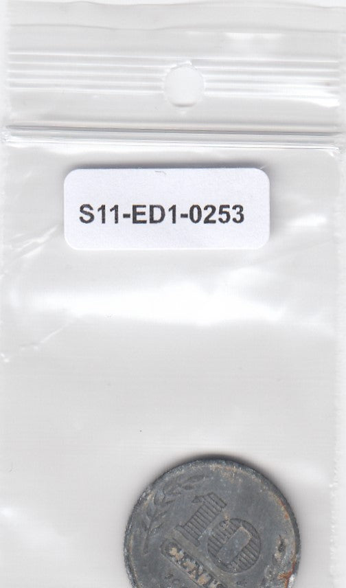 S11-ED1-0253 Nederland 10 cents 1942 FI km173