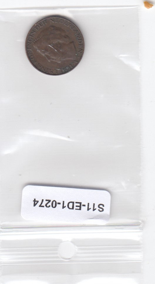 S11-ED1-0274 Nederland cent 1948 VF