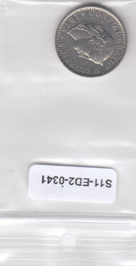 S11-ED2-0341 Zwitserland 20  rappen 1975 XF km29a