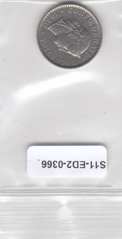 S11-ED2-0366 Zwitserland 20  rappen 1980 VF km29a
