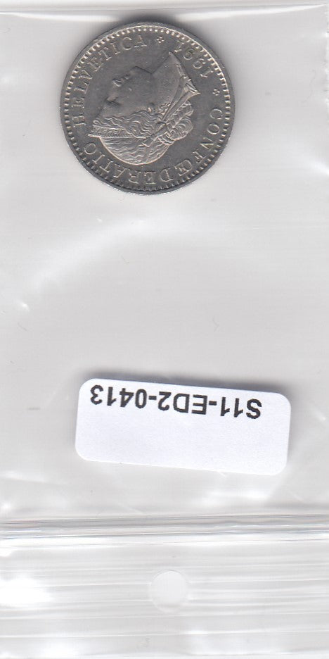 S11-ED2-0413 Zwitserland 20  rappen 1991 VF km29a