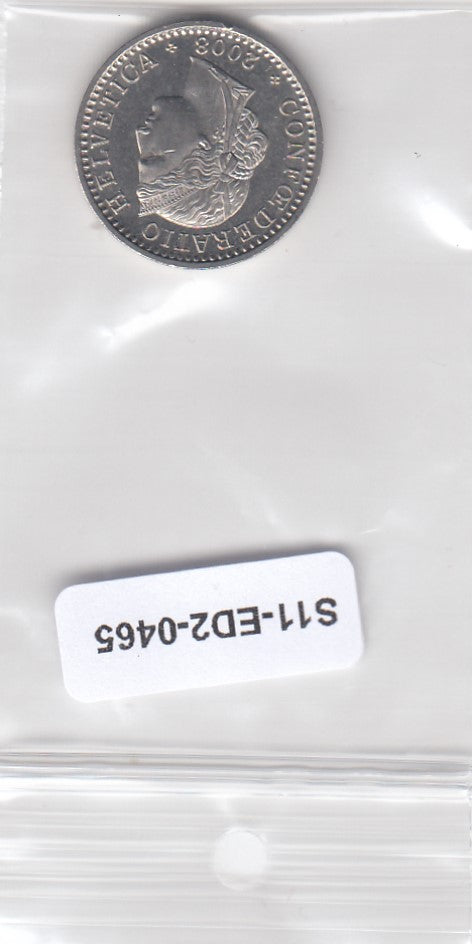 S11-ED2-0465 Zwitserland 20  rappen 2008 xf km29a