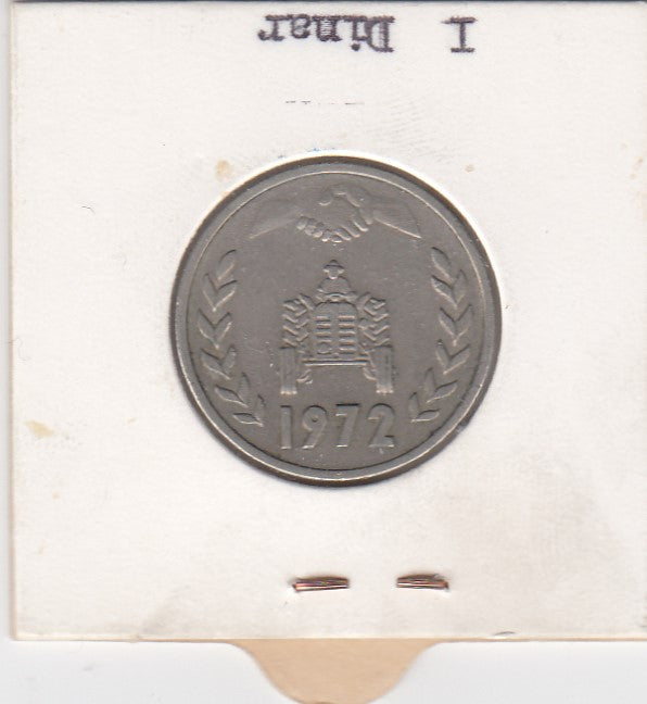 S11-ED3-0420 Algerije 1 dinar 1972 VF KM104
