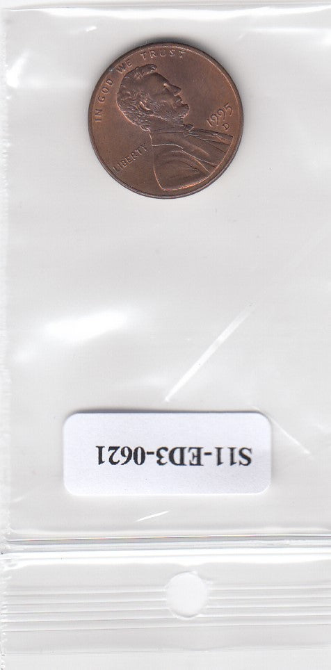 S11-ED3-0621 Verenigde staten 1 cent 1995 VF   D