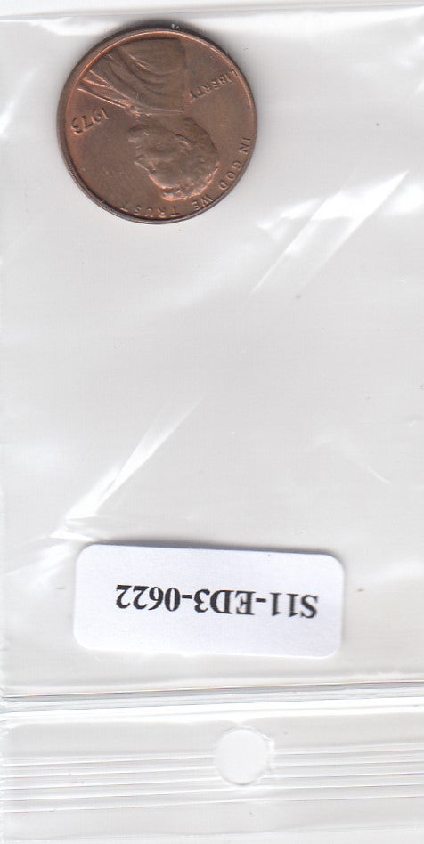 S11-ED3-0622 Verenigde staten 1 cent 1973 VF   D