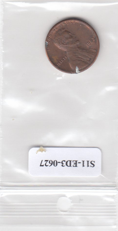 S11-ED3-0627 Verenigde staten 1 cent 1982 VF