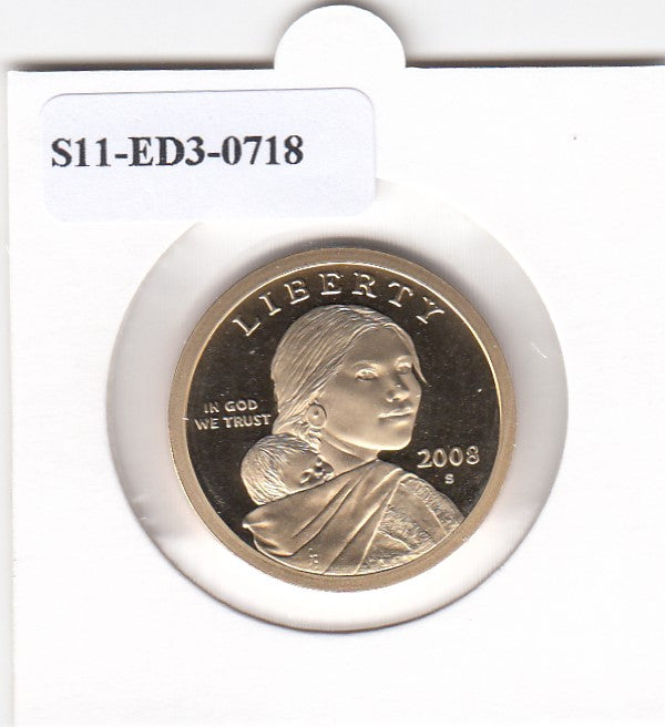 S11-ED3-0718 Verenigde staten dollar 2008 MS65 KM310 S