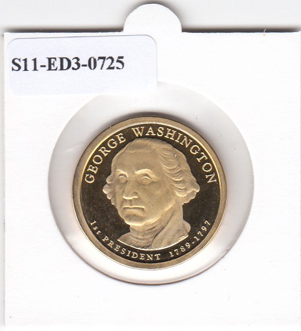 S11-ED3-0725 Verenigde staten 1 dollar 2007 MS65 KM401 S Washington