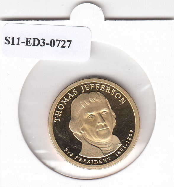 S11-ED3-0727 Verenigde staten 1 dollar 2007 MS65 KM403 S Jefferson
