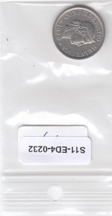 S11-ED4-0232 Zwitserland 10 rappen 1978 XF KM# 27