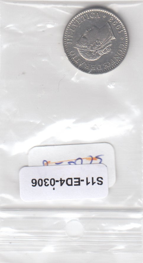 S11-ED4-0306 Zwitserland 10 rappen 1993 VF KM# 27