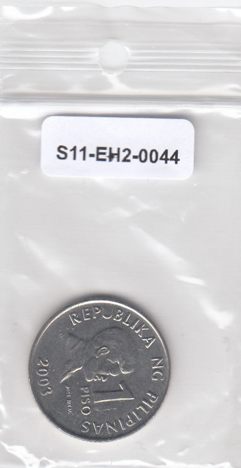 S11-EH2-0044-M03 Filipijnen 1 Piso 2003  MS63 KM269