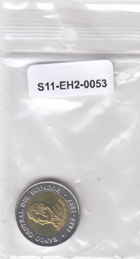 S11-EH2-0053-M01 Ecuador 100 Sucres 1997  MS63 KM101