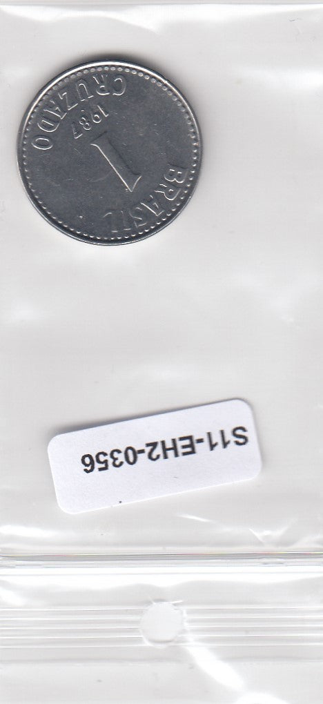 S11-EH2-0356-M01 Brazilië 1 cruzados 1987 MS63 KM605