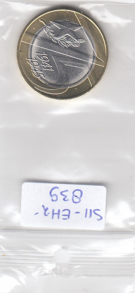 S11-EH2-0839-M06 Rusland 10 roebel 2020 MS63 Patriottische Oorlog 1945-47