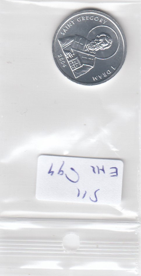 S11-EH2-0894-M03 Nagorno-Karabakh 1 dram 2004  MS63 KM9 Saint Gregory