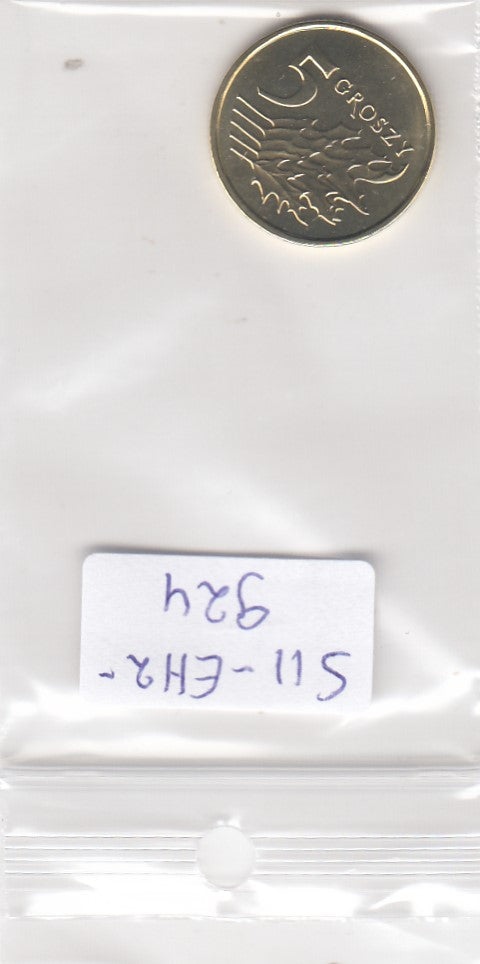 S11-EH2-0924 Polen 5 grosz 2019  UNC Y925