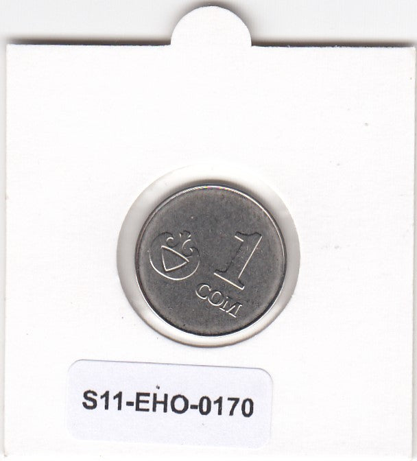 S11-EHO-0170 Kyrgyzstan 1 Som  2008 MS65 KM-14