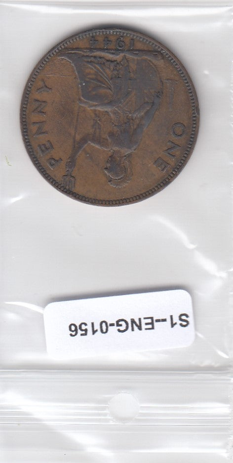 S11-ENG-0156 United Kingdom 1 penny 1944 KM 845  XF