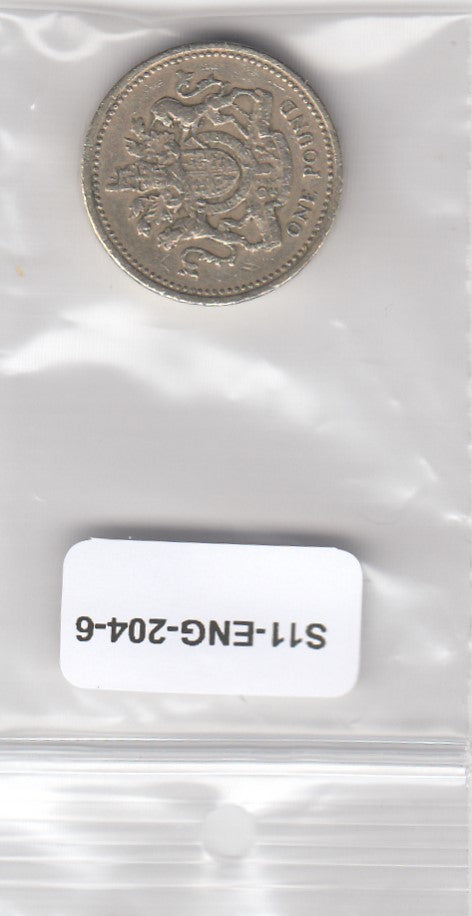 S11-ENG-0204-06 United Kingdom 1 pound 1983 KM 933  FI