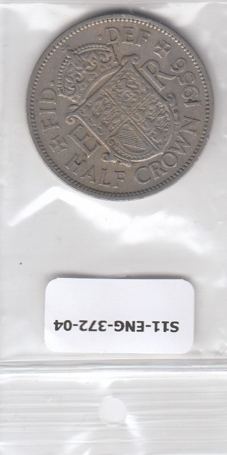 S11-ENG-0372-04 United Kingdom HALF CROWN 1956 KM 907  VF