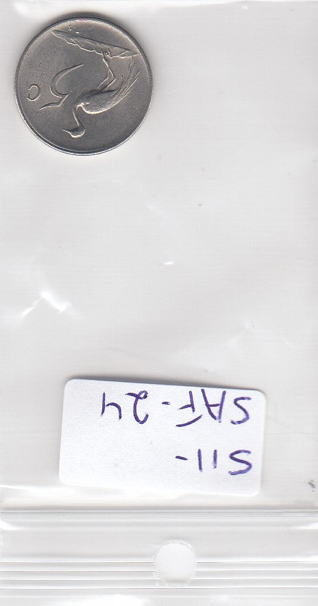 S11-SAF-0024 South Africa 5 cents 1977 KM 84