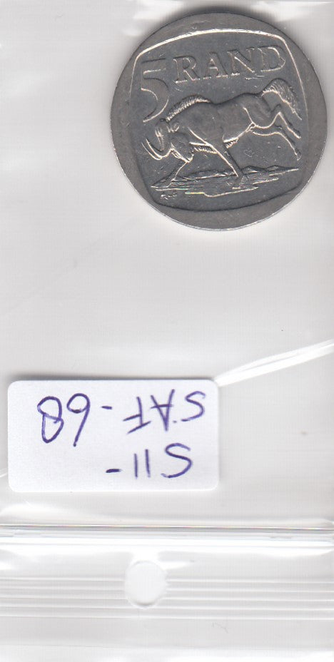 S11-SAF-0068 South Africa 5 rand 1994 KM 140