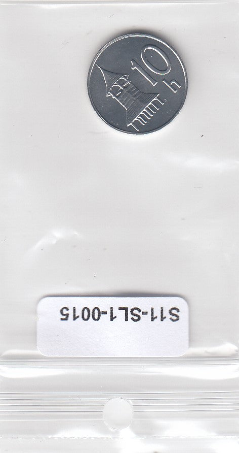 S11-SL1-0015-M95 Slovakia 10 Halierov 2002  MS63 KM17