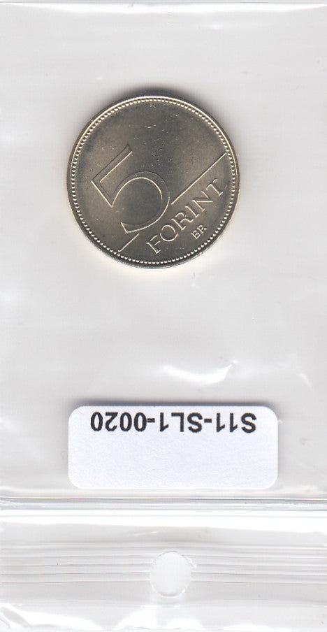 S11-SL1-0020-M40 Hungary 5 Forint 2019  MS63 KM847