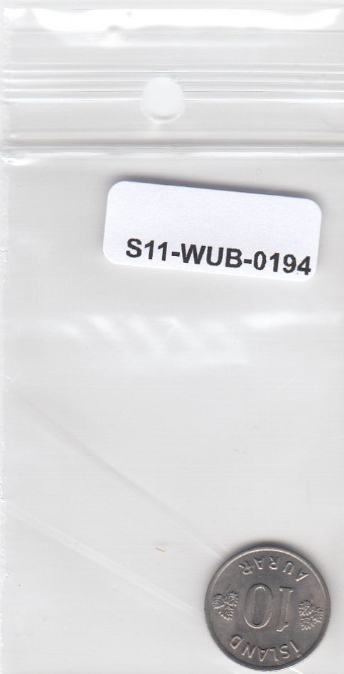 S11-WUB-0194 ICELAND 10 AURAR 1969 XF KM10
