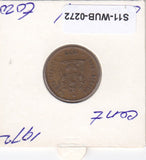 S11-WUB-0272 South Africa 1 cent 1972 KM 82  VF