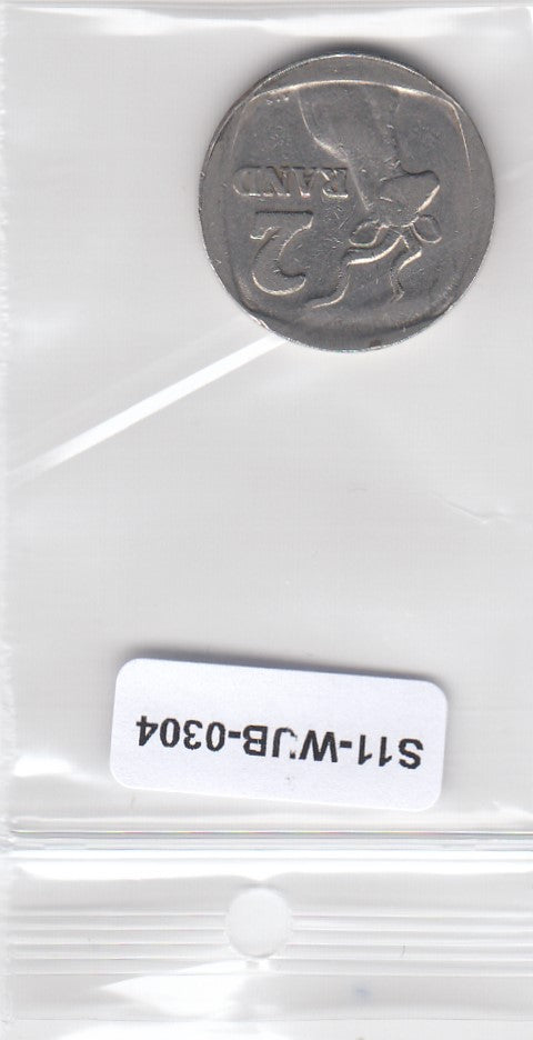 S11-WUB-0304 South Africa 2 rand 1989 KM 139  VF