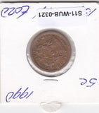 S11-WUB-0321 South Africa 5 cents 1990 KM 134  VF